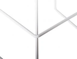 LEVEL Hugo Stool - White - Natural - Round 4 LEVEL Hugo Stool - White - Natural - Round - Image 4