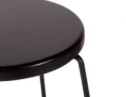 LEVEL Hugo Stool - Black Frame - Round -Level Furniture Outlet Store hugo1 0037 MG 5378 1 938c5baf 88d9 4e7a 9e70 d2ad63509c6d