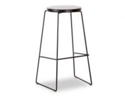 LEVEL Hugo Stool - Black Frame - Round -Level Furniture Outlet Store hugo1 0038 MG 5376 9ee27c5c 5509 4a86 a62f 286fe2408db5