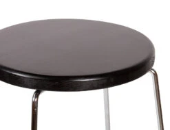 LEVEL Hugo Low Stool - Chrome - Black - Round -Level Furniture Outlet Store hugo1 0053 MG 5355 a31c3007 0a4c 4412 b10a 700925b7379a