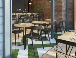 LEVEL Mia Chair - Black Stained Ash -Level Furniture Outlet Store l 3 miarki black nonpadded