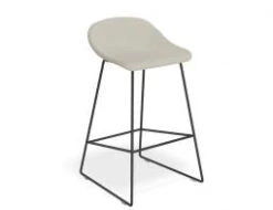 LEVEL Pop Stool With Black Frame And Fabric Light Grey Seat -Level Furniture Outlet Store light grey fabric 660 2 c6177a07 f390 436e 8b92 8025e4012296