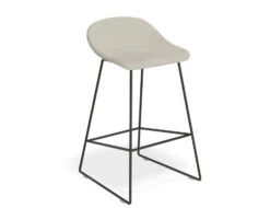 LEVEL Pop Stool With Black Frame And Fabric Light Grey Seat -Level Furniture Outlet Store light grey fabric 660 2 cbbd7b9c 99b6 4738 8d4b f0e7c8a00555