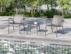 LEVEL Roku Outdoor Lounge Chair In Matt Charcoal 10 LEVEL Roku Outdoor Lounge Chair In Matt Charcoal -Level Furniture Outlet Store lounge charcoal grey 2