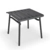 LEVEL Roku Outdoor Low Stool Footrest In Matt Charcoal