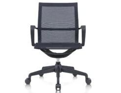 LEVEL Lunar Low Back Office Chair - Black Frame - Black Mesh -Level Furniture Outlet Store lunar office chair