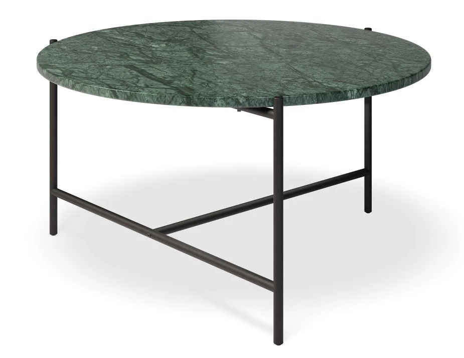 LEVEL Nexus Marble Coffee Table - Green Guatemala 6 LEVEL Nexus Marble Coffee Table - Green Guatemala - Image 6