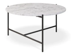 LEVEL Nexus Marble Coffee Table - White Carrara
