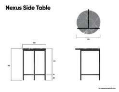 LEVEL Nexus Marble Side Table - Green Guatemala -Level Furniture Outlet Store marble specs ebc6b508 6702 429f 8dac 0227bf0dbe3b