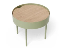 LEVEL Tao Table - Small - Dusty Green -Level Furniture Outlet Store metal aluminium powdercoat modern bedside b9489c05 fab4 4ba6 8e83 752883fa2672