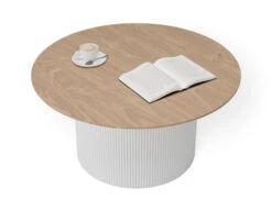 LEVEL Mimi Coffee Table - White - Natural -Level Furniture Outlet Store mimi coffee table white base book coffee 9e1f569c 3199 446e 9b65 95096e2abbaa