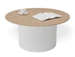 LEVEL Mimi Coffee Table - White - Natural -Level Furniture Outlet Store mimi coffee table white base hero coffee 7b587d44 296d 4ea4 81f1 2b623ae0a086