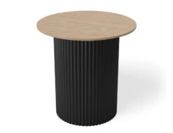 LEVEL Mimi Side Table - Black - Natural -Level Furniture Outlet Store mimi side wood top black base 6e36567b c366 48de bba9 a93b611b152d