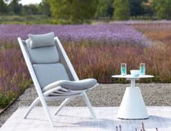 LEVEL Corvo Outdoor Side Table - White 8 LEVEL Corvo Outdoor Side Table - White -Level Furniture Outlet Store minori 1