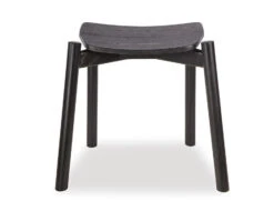 LEVEL Andi Low Stool - Black Ash With Pad 45cm -Level Furniture Outlet Store modern andi low stool c51bc5f9 14f6 4a0d 9138 edcd69171fdb