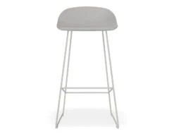 LEVEL Pop Stool - Silver Grey Frame And Shell Seat -Level Furniture Outlet Store modern clean simple stool new 0fef9af5 7981 4478 b5a4 d065844ac512