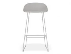 LEVEL Pop Stool - Silver Grey Frame And Shell Seat -Level Furniture Outlet Store modern clean simple stool new de20c0aa d55d 44b1 85da d6bc9f9b92d3