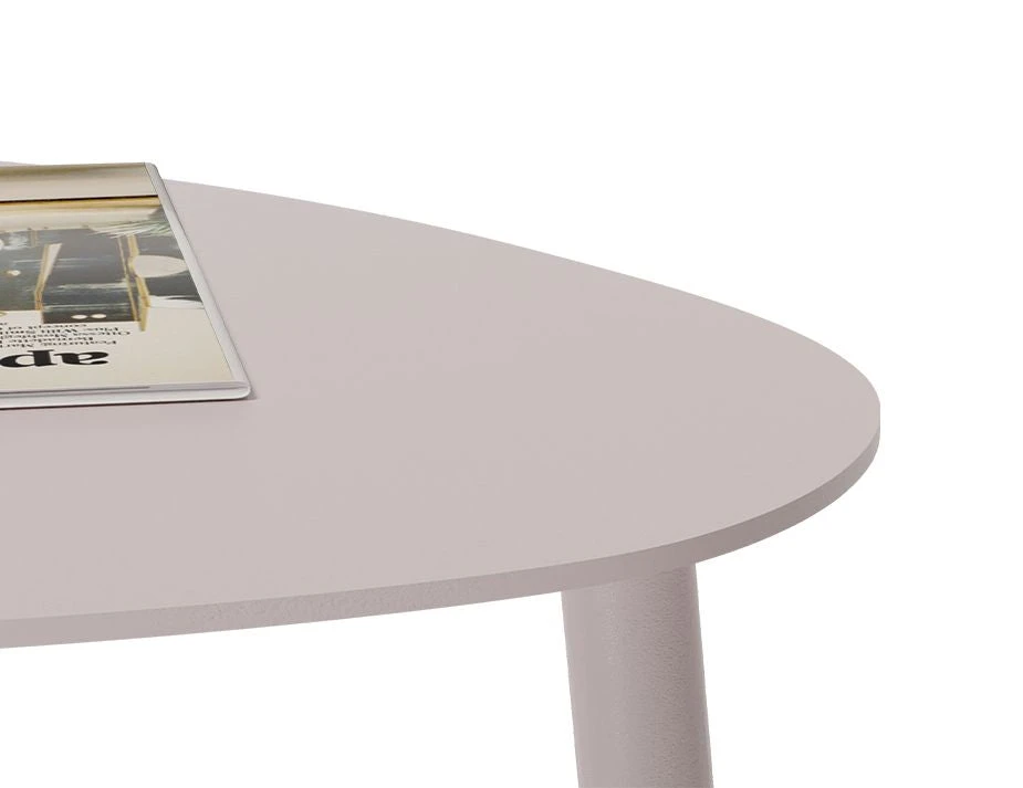 LEVEL Cetara Side Table - Outdoor - Pale Blush 3 LEVEL Cetara Side Table - Outdoor - Pale Blush - Image 3