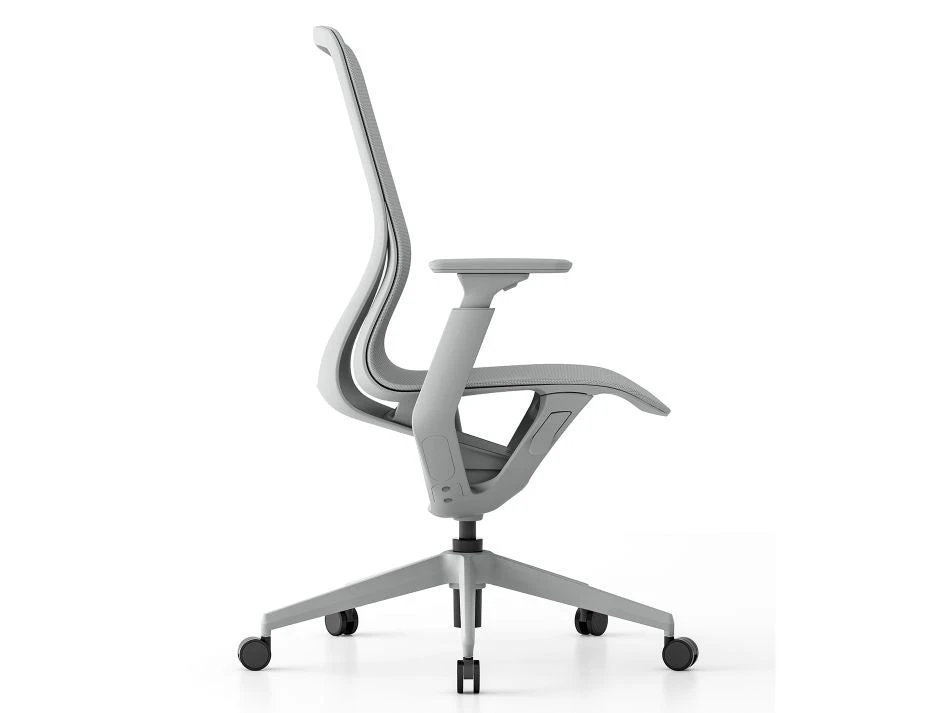 LEVEL Gravity Ergonomic Office Chair - Light Grey Frame - Light Grey Mesh 1 LEVEL Gravity Ergonomic Office Chair - Light Grey Frame - Light Grey Mesh