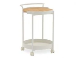 LEVEL Fino Outdoor Bar Cart - White 18 LEVEL Fino Outdoor Bar Cart - White -Level Furniture Outlet Store modern trolley e6915e44 96ba 46c5 9d02 ca118c2a26d7