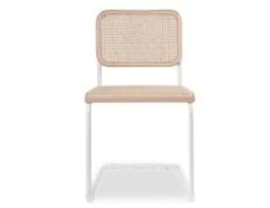 LEVEL Calibre Chair - White With Natural Cane -Level Furniture Outlet Store modern dining chair rattan 9ada0af8 e9fe 4476 a6a4 0966a7d9e422
