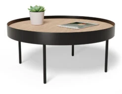 LEVEL Tao Table - Large - Black -Level Furniture Outlet Store natural wood ash metal frame 468b43ab 6526 450f 9f06 a1f4d7d5e291