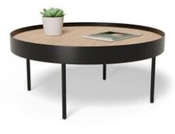LEVEL Tao Table - Large - Black -Level Furniture Outlet Store natural wood ash metal frame d8c33bda e65b 42ac ba05 577bb5258ccd