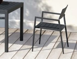 LEVEL Halki Table - Outdoor - 90cm X 90cm - Charcoal -Level Furniture Outlet Store nice designer chair