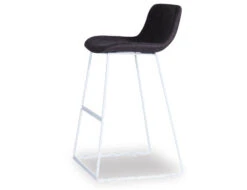 LEVEL Umbria Stool - White - Charcoal Fabric -Level Furniture Outlet Store nice stoon ccd352a2 1757 4f00 8be3 f5a4766aafb9