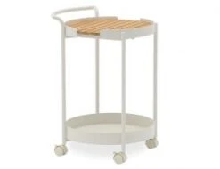 LEVEL Fino Outdoor Bar Cart - White 17 LEVEL Fino Outdoor Bar Cart - White -Level Furniture Outlet Store nice trolley cc25c4a5 f92e 414e a263 0bff44f9a6d2