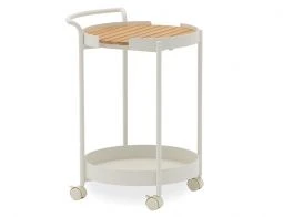 LEVEL Fino Outdoor Bar Cart - White 8 LEVEL Fino Outdoor Bar Cart - White - Image 8