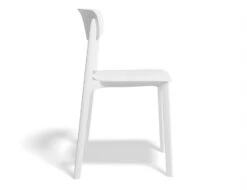 LEVEL Notion Chair - White -Level Furniture Outlet Store notion chair white side