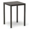 LEVEL Halki Table - Outdoor - High Bar - Matt Charcoal 77 X 77cm