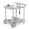 LEVEL Imola Outdoor Bar Cart - Matt Silver Grey