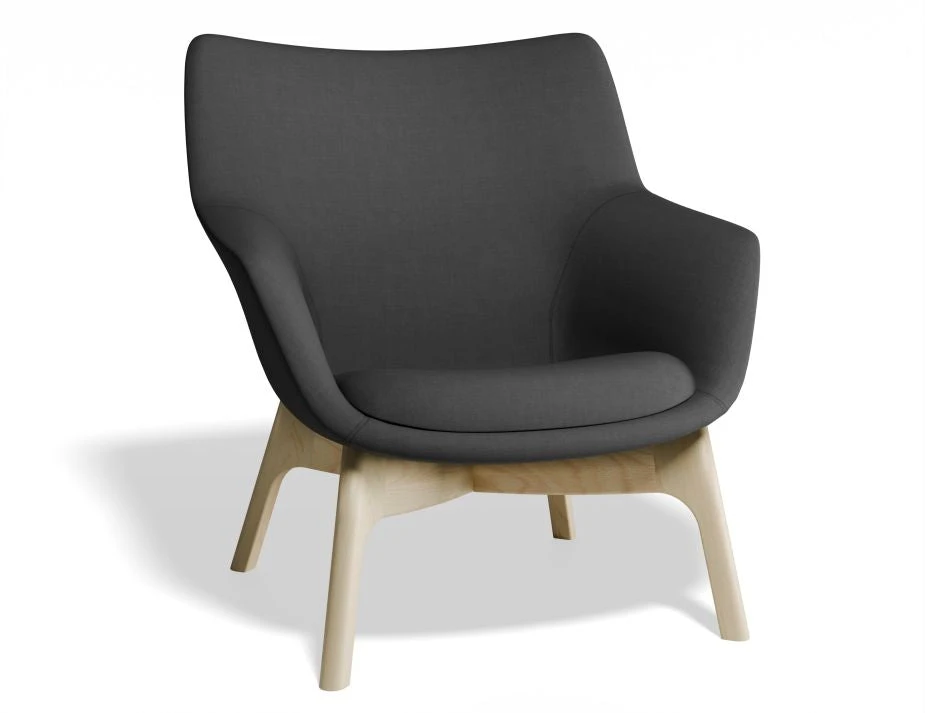 LEVEL Flow Armchair - Dark Grey 1 LEVEL Flow Armchair - Dark Grey