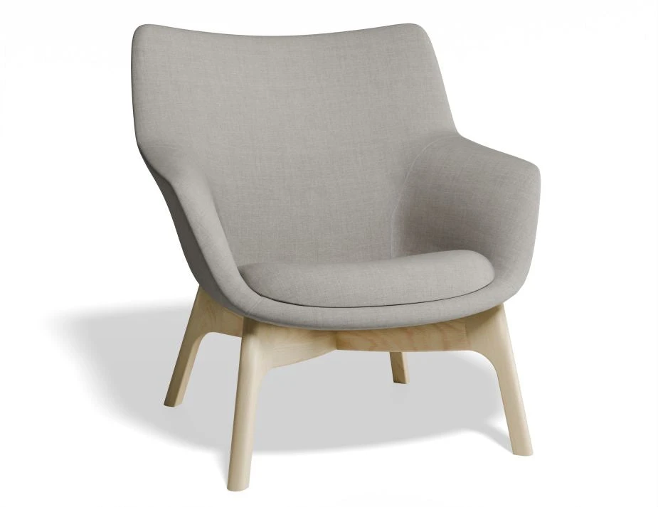LEVEL Flow Armchair - Light Grey 2 LEVEL Flow Armchair - Light Grey - Image 2