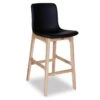 LEVEL Ara Stool - Natural - Black Pad