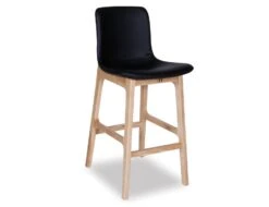 LEVEL Ara Stool - Natural - Black Pad