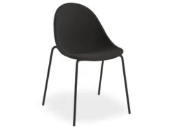 LEVEL Pebble Anthracite Fabric Upholstered Chair - Sled Base - Black -Level Furniture Outlet Store pebble anthracite fabric 4 pole chair 1 58f071e1 0e84 4efe a461 923c72212537