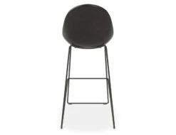 LEVEL Pebble Stool Black Upholstered Vintage Seat -Level Furniture Outlet Store pebble bar stool black leather 5 2799197c 99fc 48b0 9df8 8bb974740e92