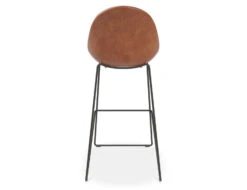 LEVEL Pebble Stool Brown Upholstered Vintage Seat -Level Furniture Outlet Store pebble bar stool brown leather 5 5e136898 0cf0 4650 be52 81aeb66a3fac