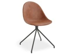 LEVEL Pebble Chair Tan Upholstered Vintage Seat - Swivel Base W Castors - Black 16 LEVEL Pebble Chair Tan Upholstered Vintage Seat - Swivel Base W Castors - Black -Level Furniture Outlet Store pebble brown leather 1 21dc2555 8d85 43f2 9816 32ecd650d6a9