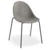 LEVEL Pebble Chair Grey Upholstered Vintage Seat