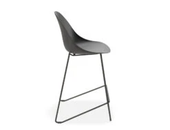 LEVEL Pebble Black Stool Shell Seat -Level Furniture Outlet Store pebble kitchen stool black 2 80b4de17 8c13 4781 ae6e a3a9f7addced