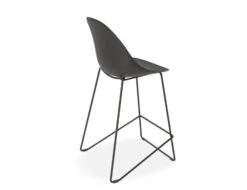LEVEL Pebble Black Stool Shell Seat -Level Furniture Outlet Store pebble kitchen stool black 3 19194323 c40d 4b8f a6bf 602ef6367a73