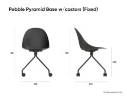 LEVEL Pebble Chair Navy Blue With Shell Seat -Level Furniture Outlet Store pebble pyramid castors fixed new dimensions a98919b6 d58f 4050 bedb 94b8203928a2
