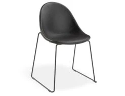 LEVEL Pebble Chair Black Upholstered Vintage Seat - Swivel Base - Black 13 LEVEL Pebble Chair Black Upholstered Vintage Seat - Swivel Base - Black -Level Furniture Outlet Store pebble rail chair black leather MAIN c15124ff ca41 4902 9188 9cb60356b5d1