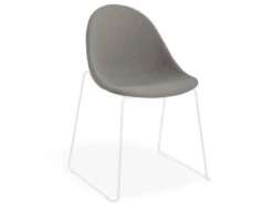 LEVEL Pebble Fabric Dark Grey Upholstered Chair - Pyramid Fixed Base With Castors - Black 19 LEVEL Pebble Fabric Dark Grey Upholstered Chair - Pyramid Fixed Base With Castors - Black -Level Furniture Outlet Store pebble rail chair dark grey fabric white base 1 e0b27a2a f535 427c 88a2 92df1d787d5f