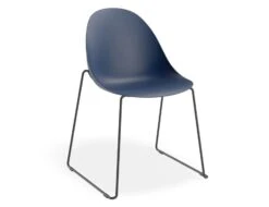 LEVEL Pebble Chair Navy Blue With Shell Seat - Natural Beechwood Base -Level Furniture Outlet Store pebble rail chair navy plastic MAIN 1db6d2b3 68b0 42be 93b0 aa17bfe27aeb