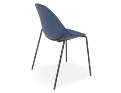 LEVEL Pebble Chair Navy Blue With Shell Seat -Level Furniture Outlet Store pebble vi 01 chair 2 navy 36672598 9e56 447e 90ae 62ce3ba9f873